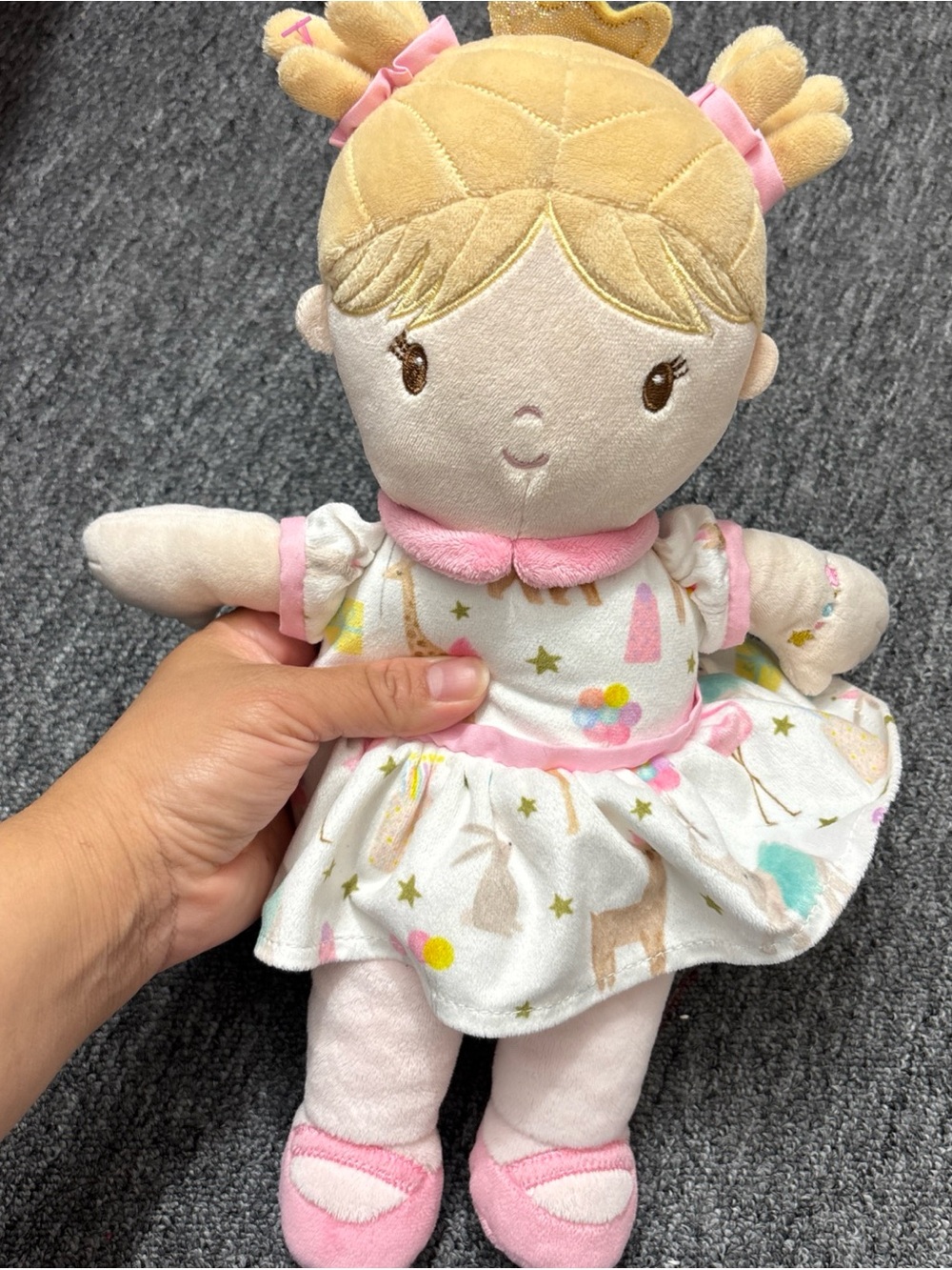 Douglas Baby Dolls Plush Cloth Jubilee Birthday Doll , 12 Inches